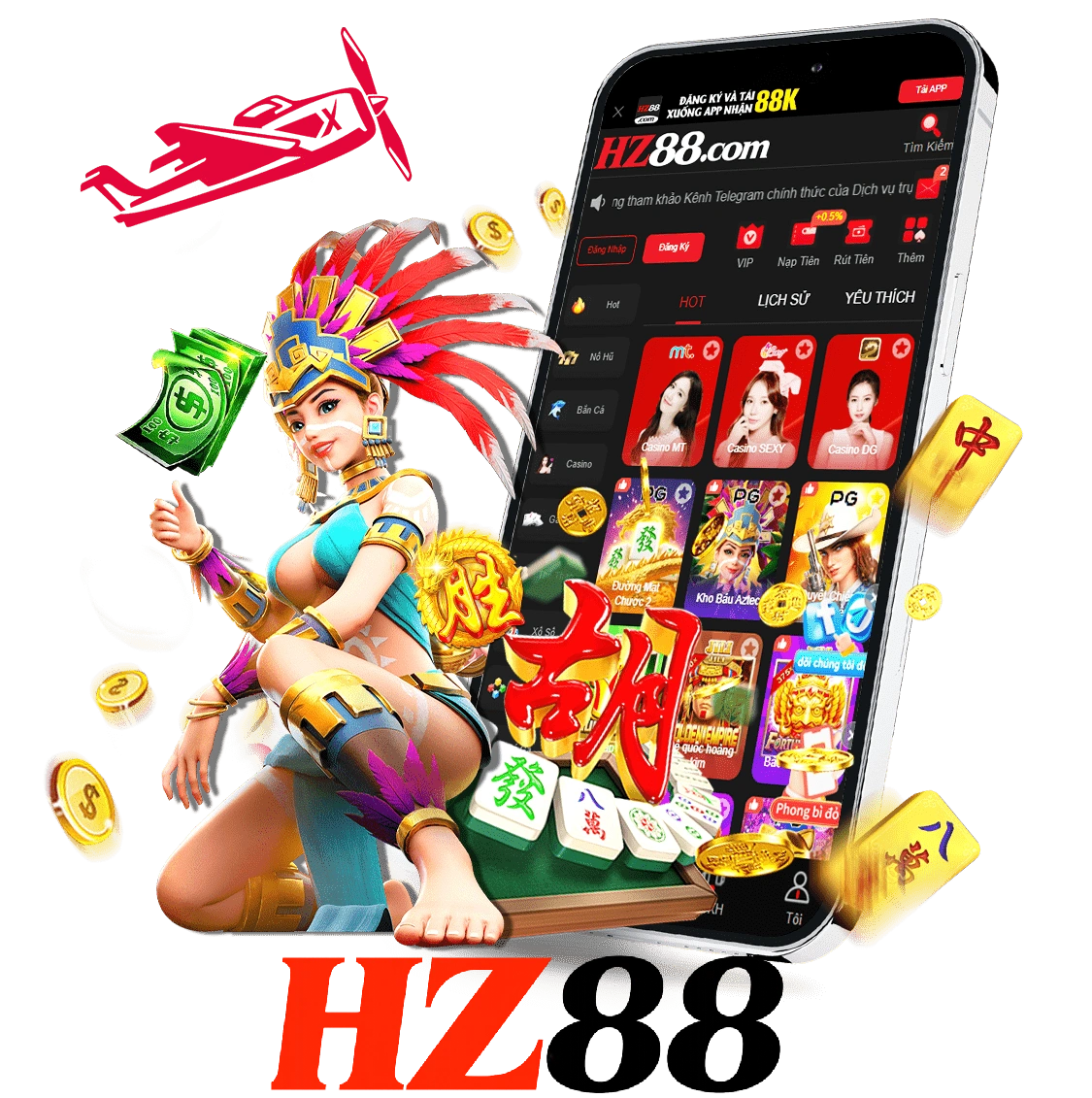 Ứng dụng HZ88 trên di động